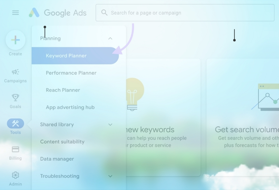 nghiên cứu từ khóa với google keyword planner